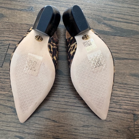Tory Burch Lila Calfhair Pointed Toe Slingback heels - Picture 5 of 7
